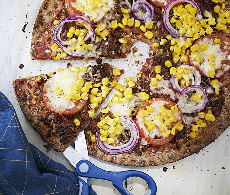 Knäckebrödspizza taco loco