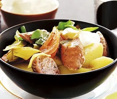 Korvmiddag "allt-i-ett"