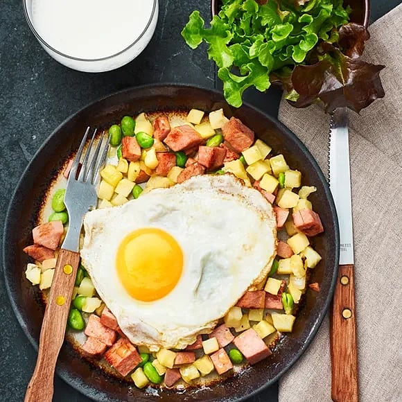 Korvpytt med ägg