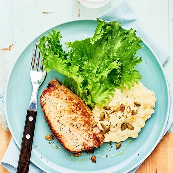 Kotlett med potatis- och selleristomp