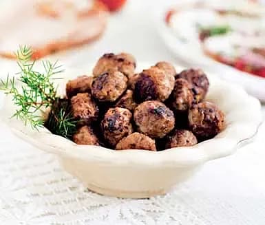 Köttbullar med enbär och porter