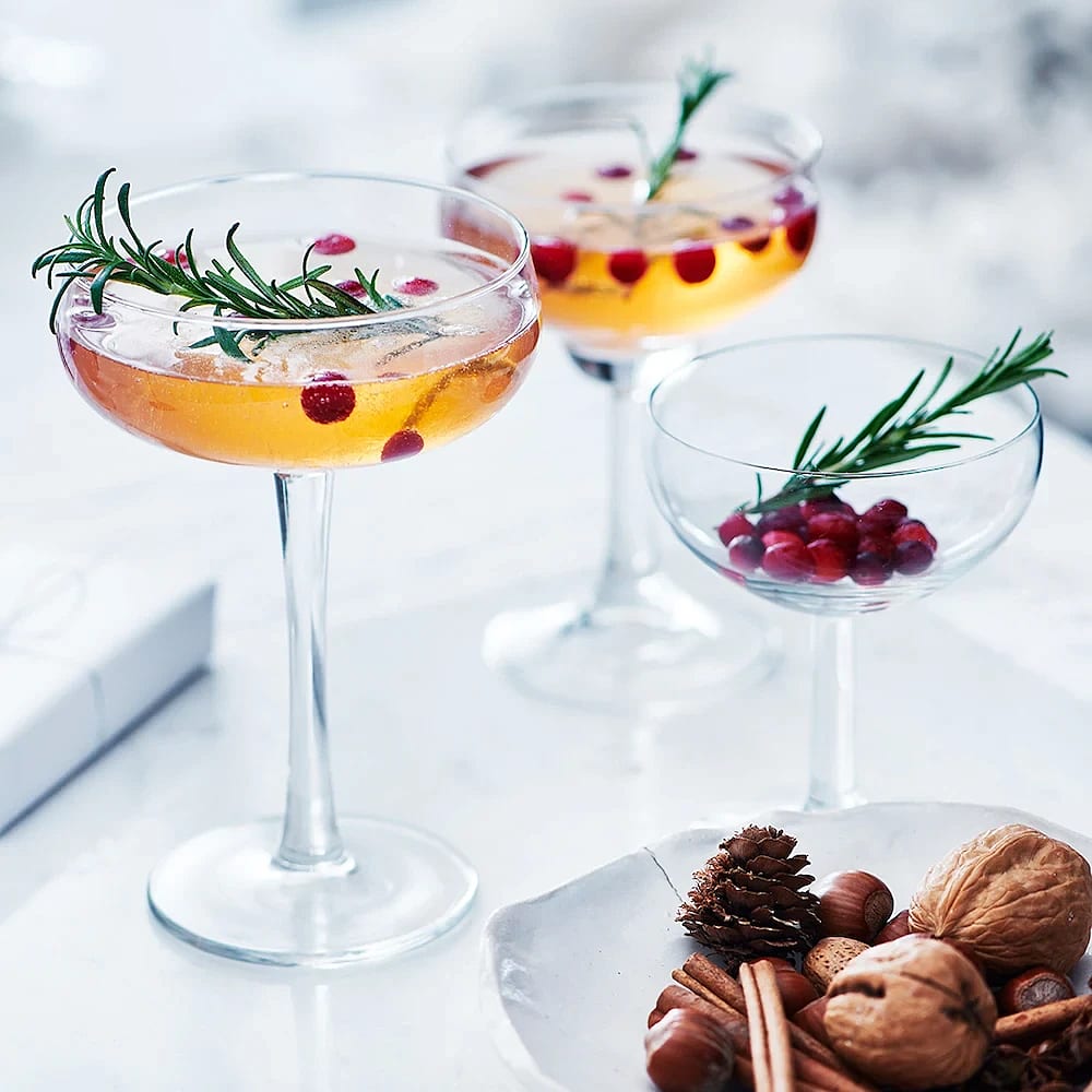 Kryddig apelsindrink med tranbär