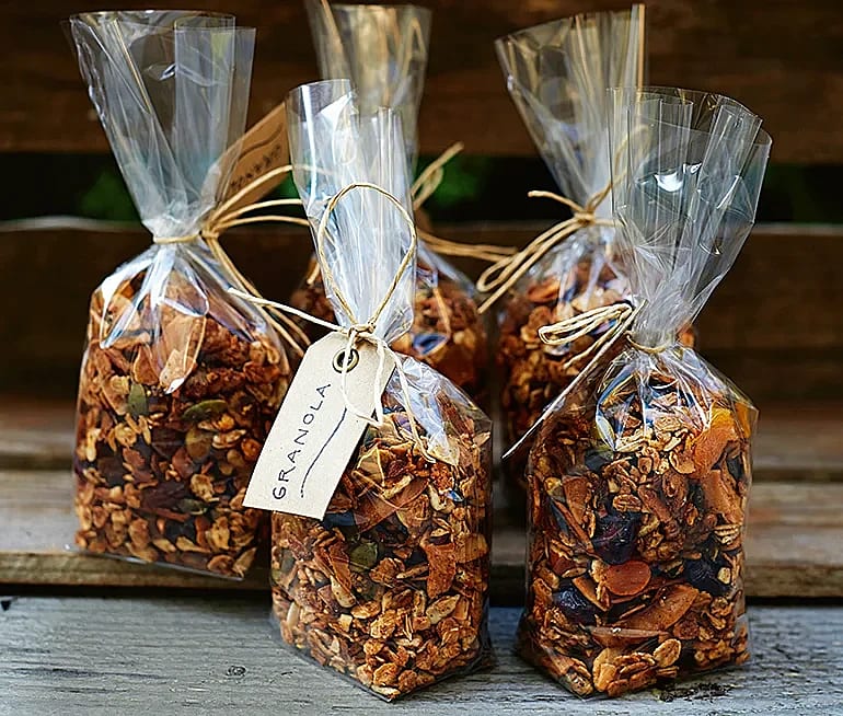 Kryddig granola med kokos