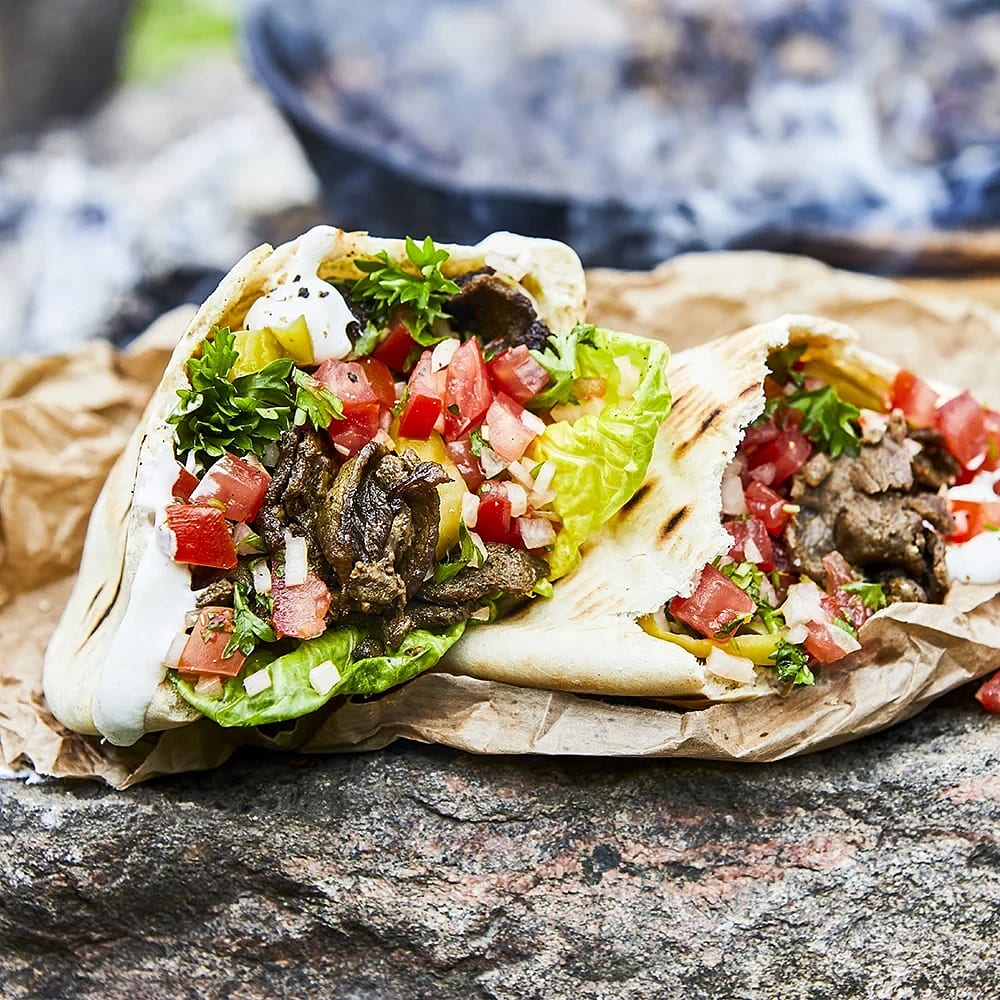 Kryddig kebab med renskav