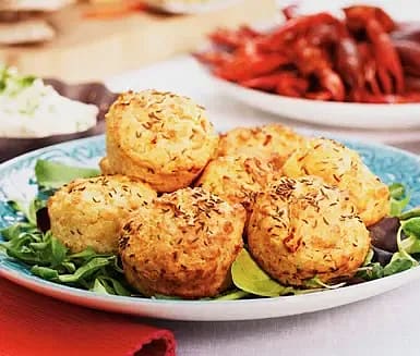 Kryddiga ostmuffins