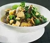 Kyckling med shiitake i misobuljong