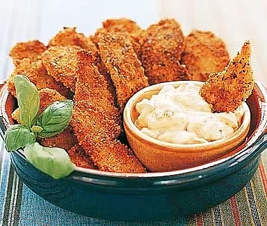 Kycklingbitar med parmesan