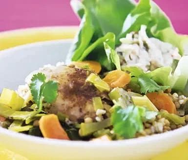 Kycklinggryta med kanel och madras curry