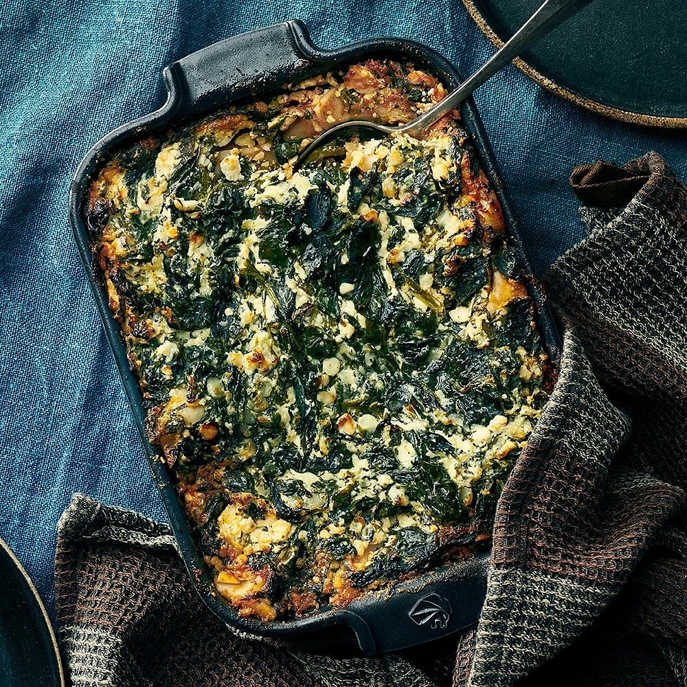 Laxlasagne med fetaost