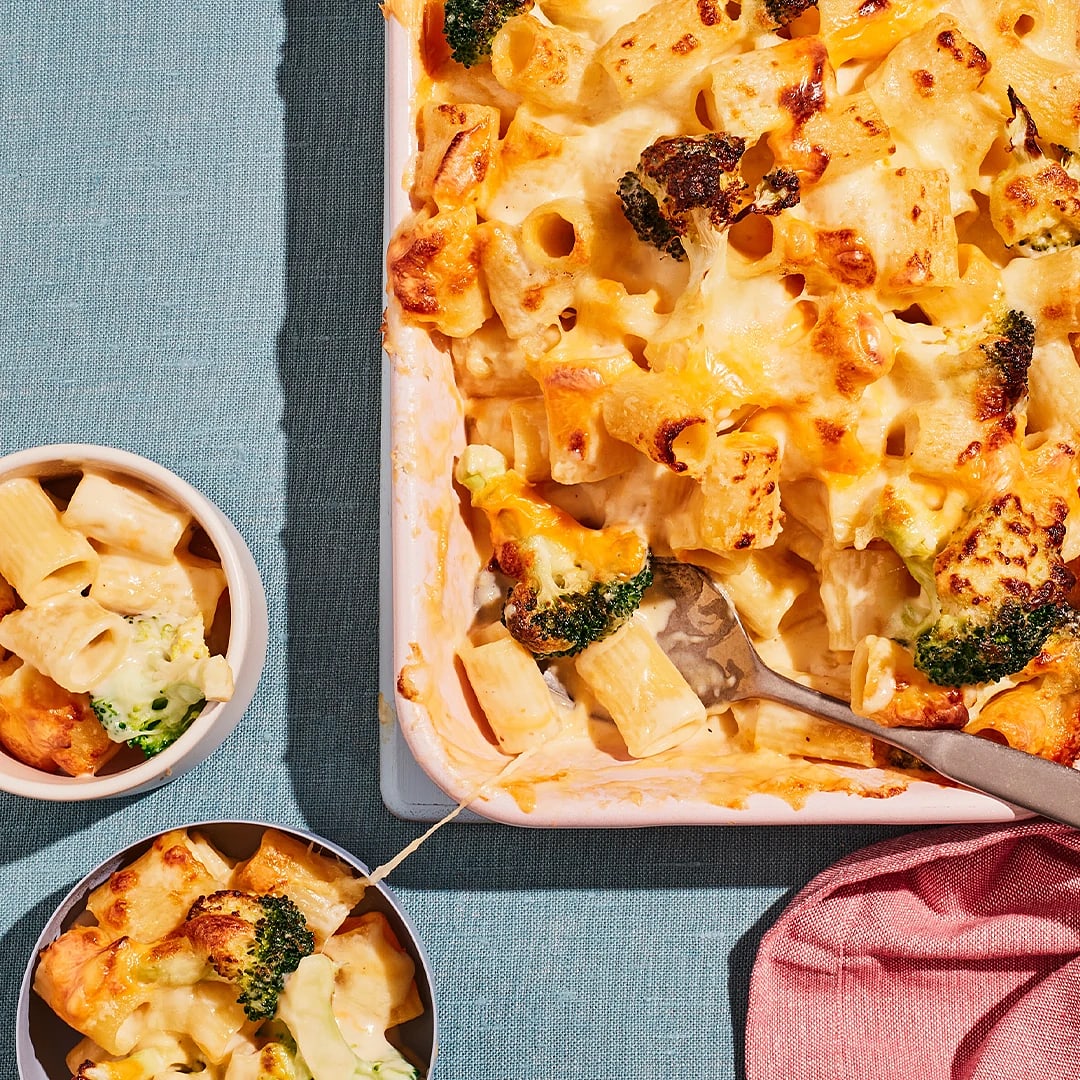 Mac n cheese med broccoli
