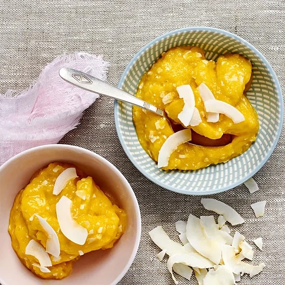 Mangosorbet med kokos