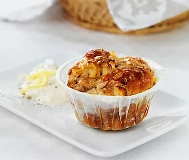 Matiga äppelmuffins med solroskärnor
