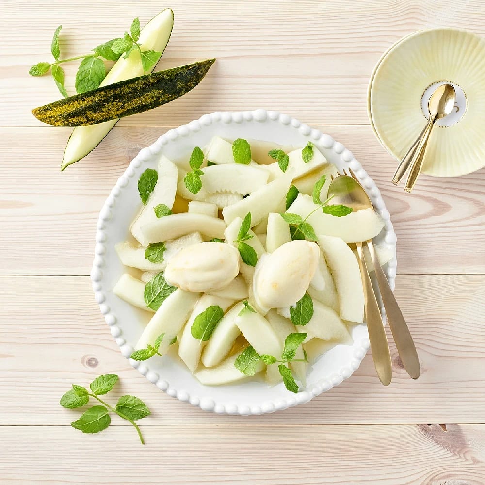 Melonsallad på piel de sapo