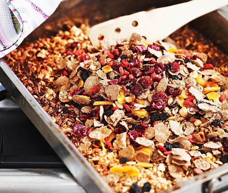 Müsli med torkad frukt