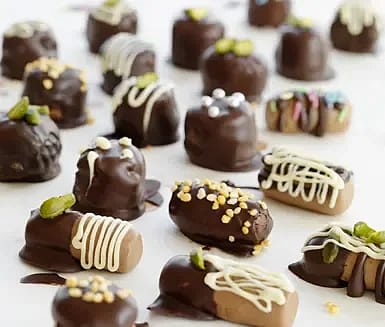 Nougat med apelsin och pistage