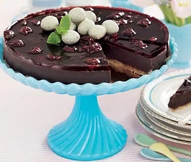 Nougatchokladtårta