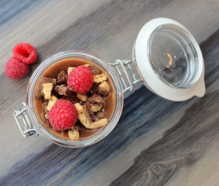 Nougatpannacotta