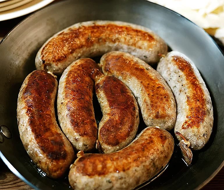Örtkryddad färsk salsiccia