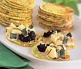 Örtplättar med caviar