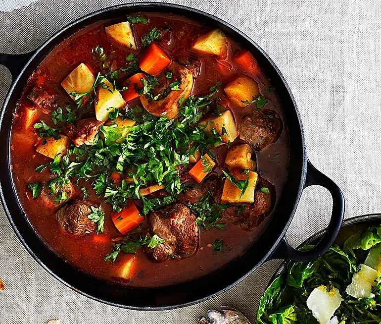 Osso buco med gremolatasallad