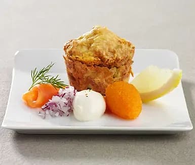 Paltmuffins med lyxiga tillbehör