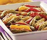 Paprika- och köttfärsgratäng
