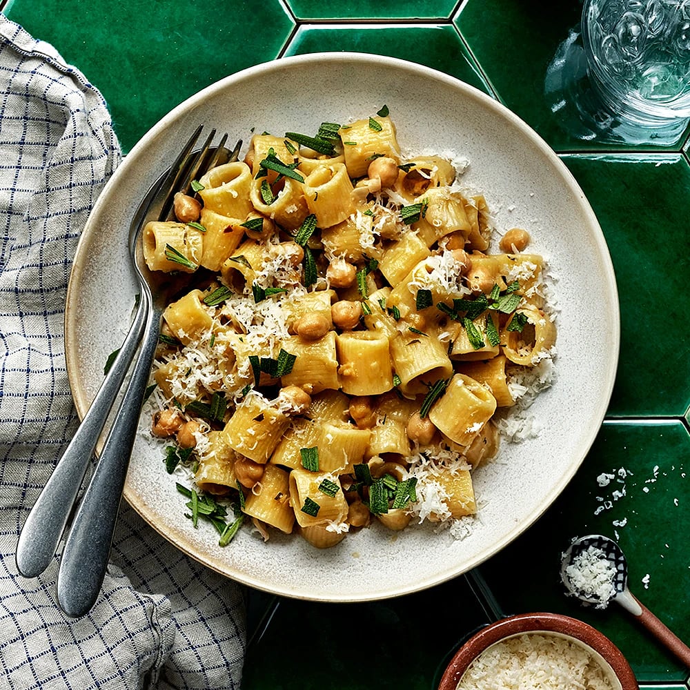 Pasta e ceci - pasta med kikärtor