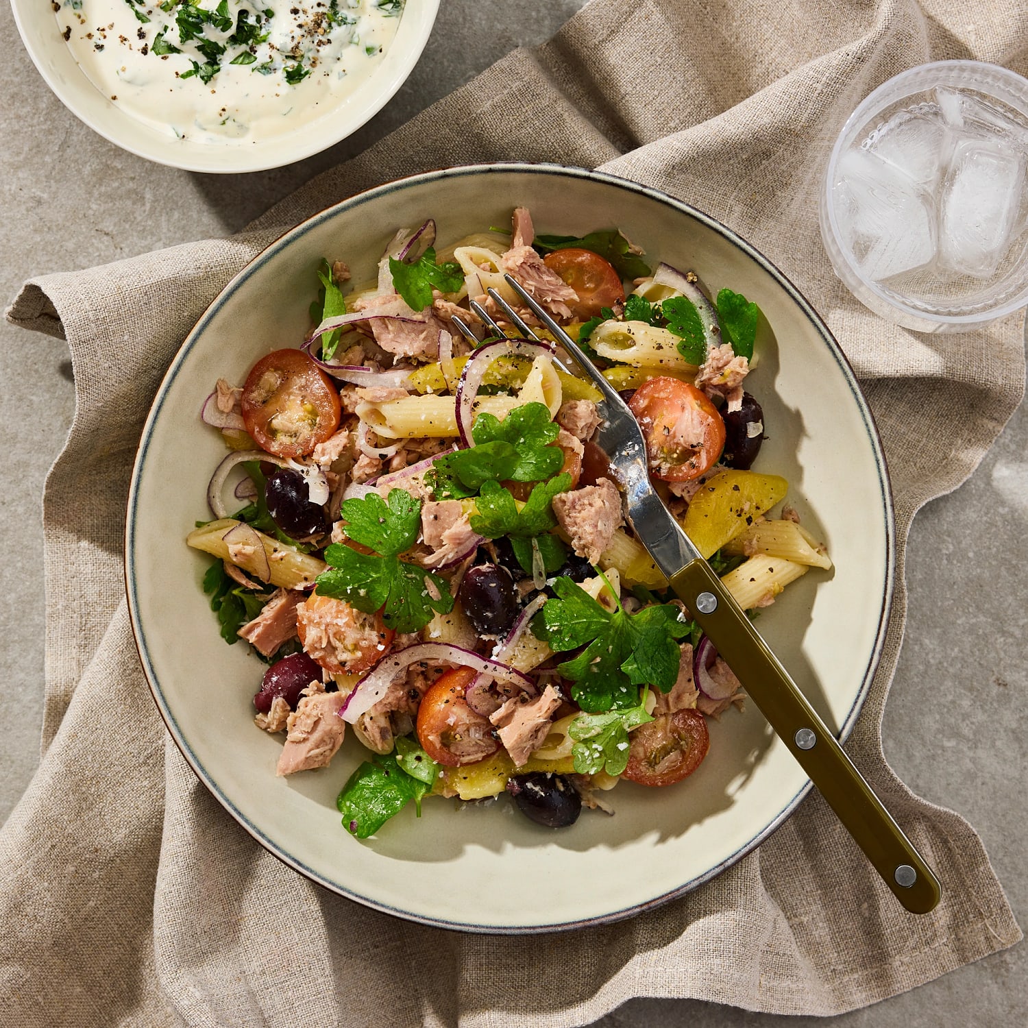 Pastasallad med tonfisk