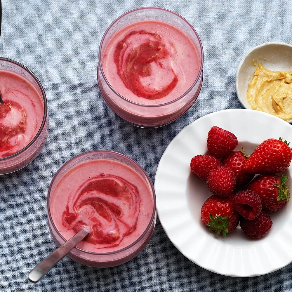 Peanut butter jelly smoothie