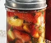 Pepprig jordgubbssalsa