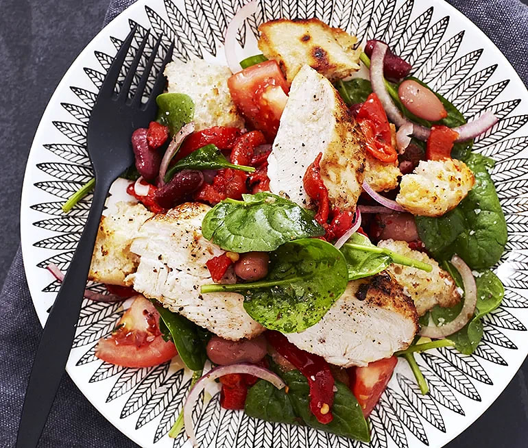 Pollo panzanella