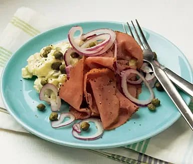 Potatissallad med kallskuret
