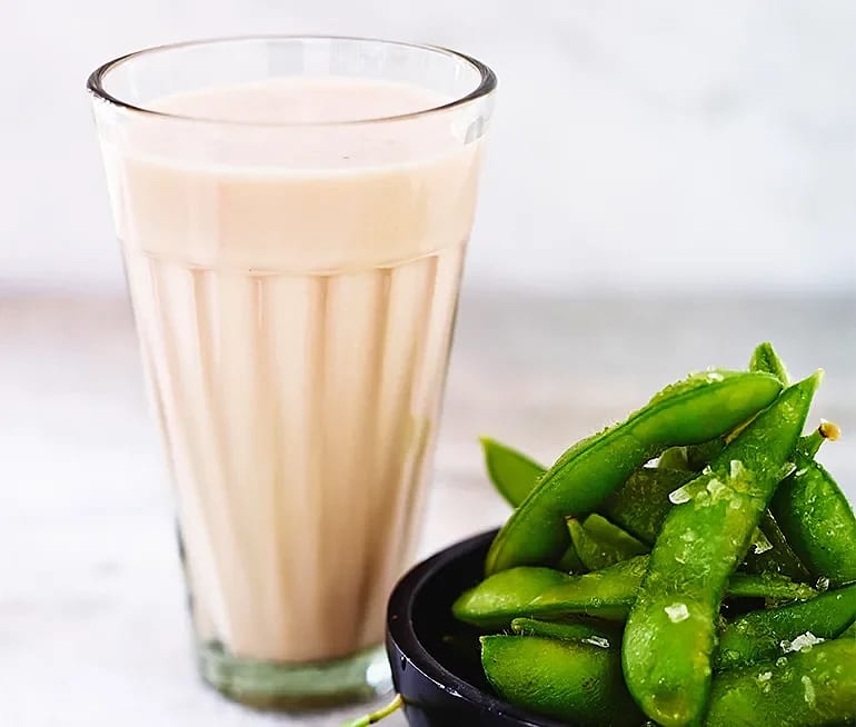 Proteindrink- Smoothie med smak av jordgubbar och gurka