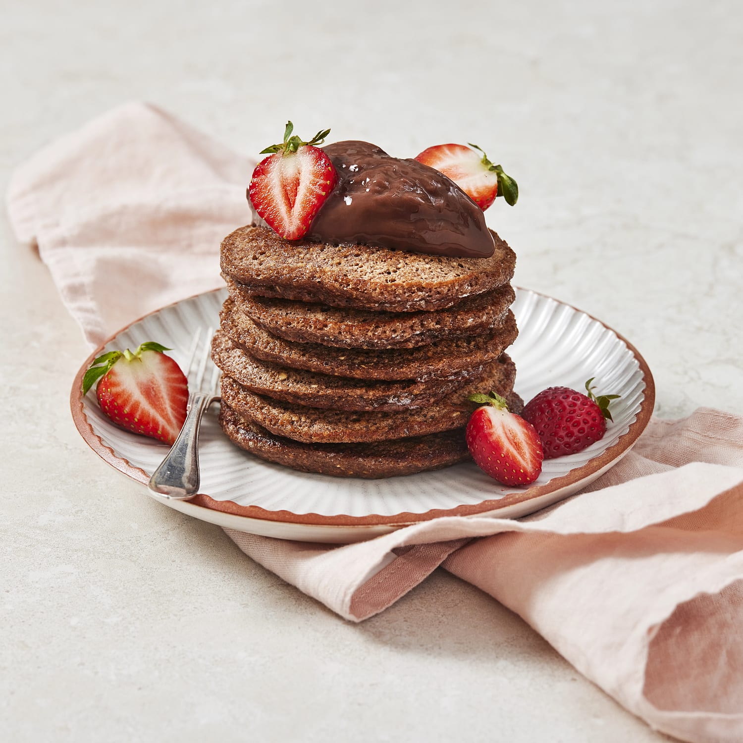Proteinpannkakor med choklad