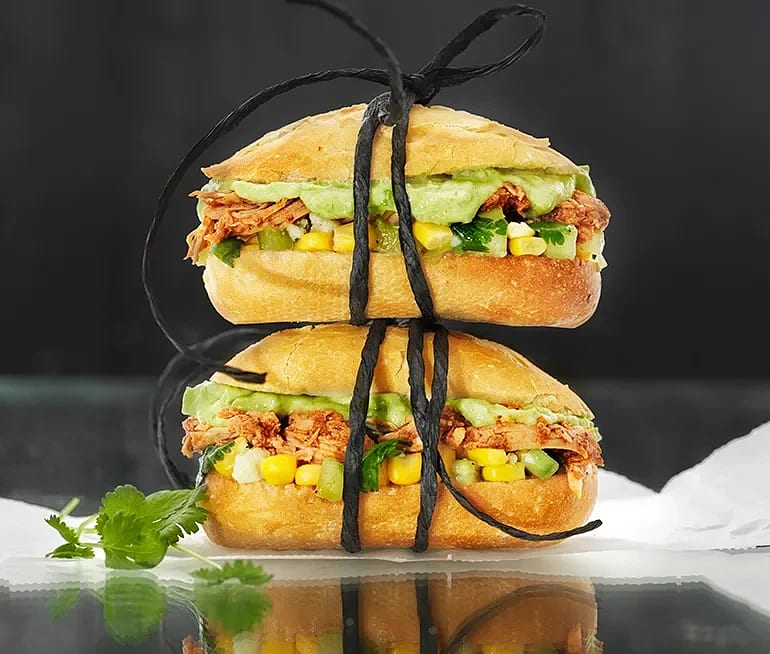 Pulled chicken sub