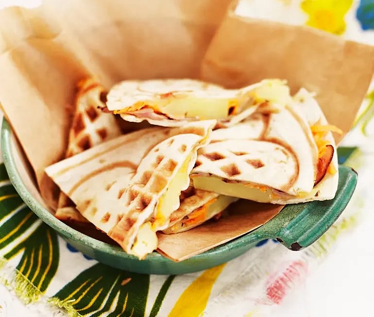 Quesadillas med morot och potatis