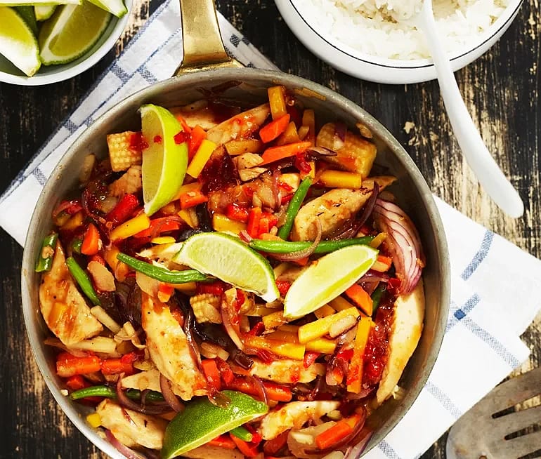 Quorn- och couscouswok