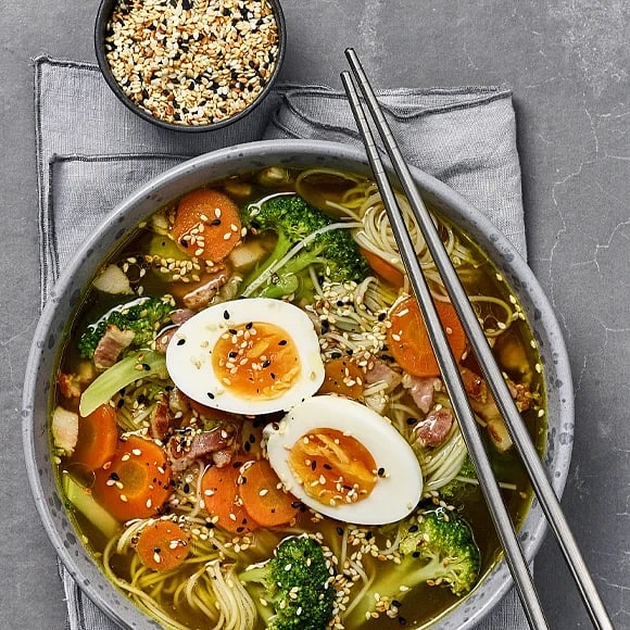 Ramensoppa med fläsk