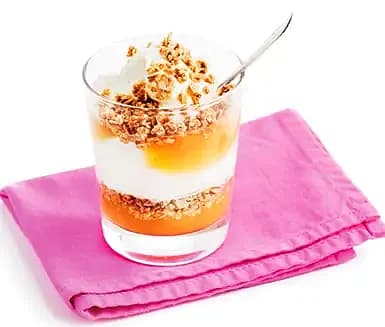 Randig äppelyoghurt