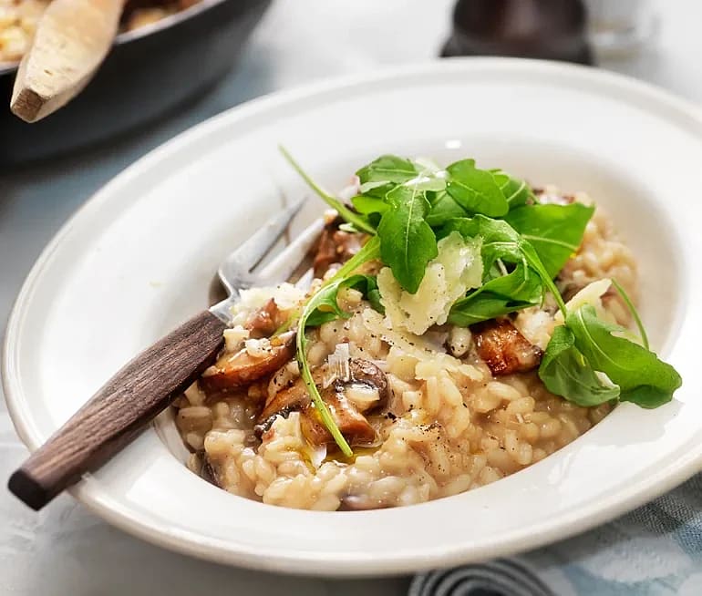 Risotto med skogschampinjoner
