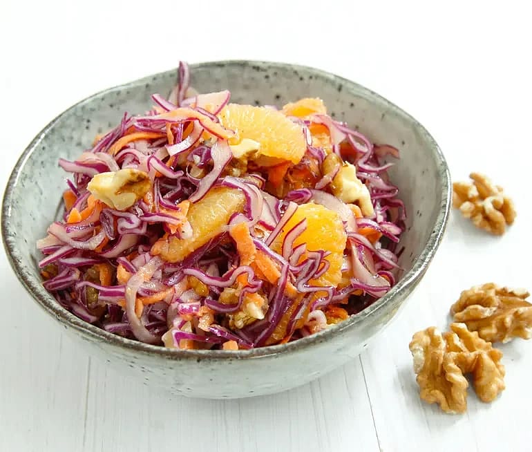 Röd julesallad
