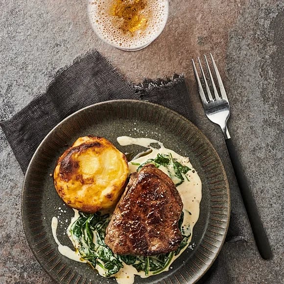 Rostas med potatisterrine