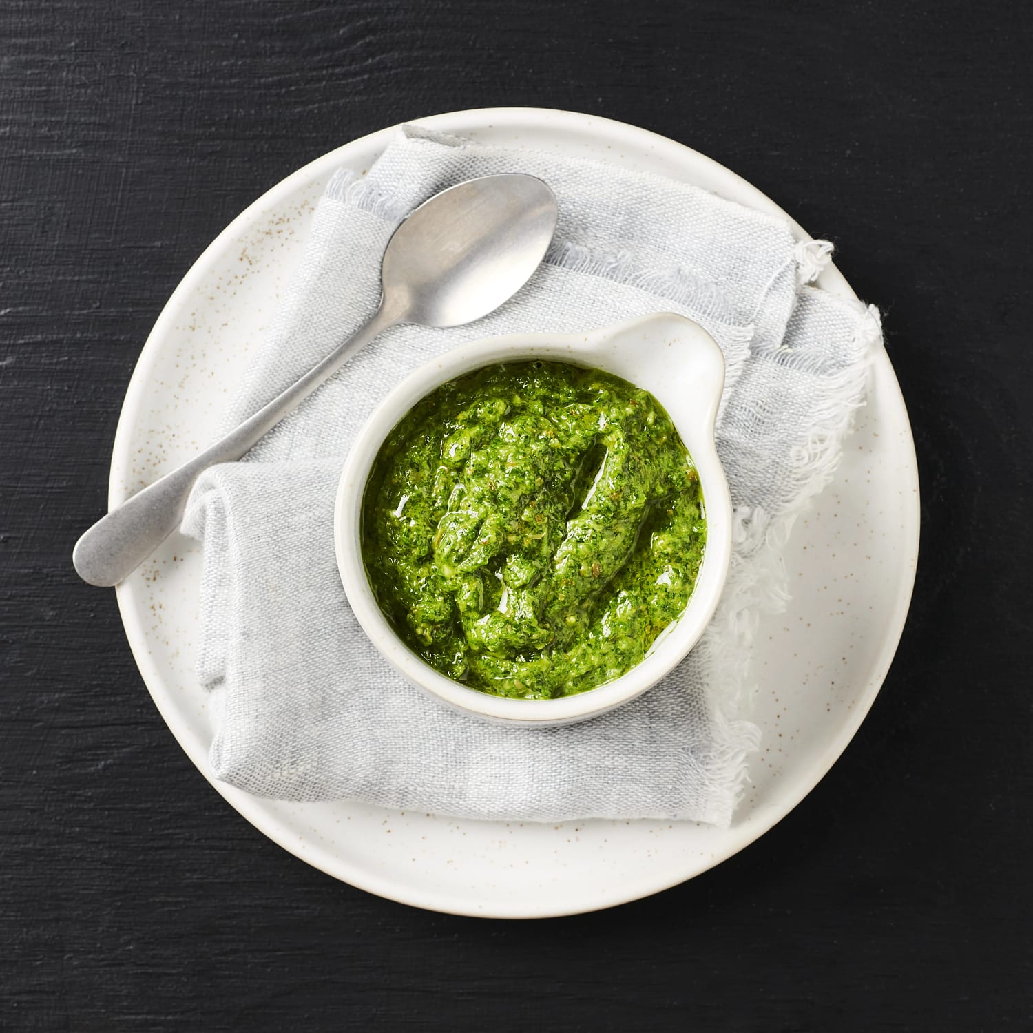 Salsa verde med grönsallad