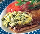 Skinkschnitzel med citronfräs