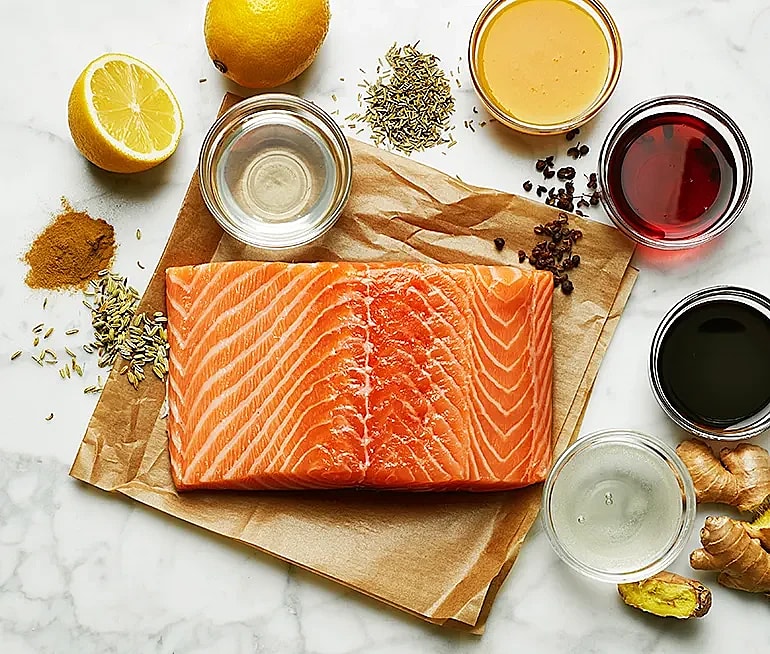 Snabbgravad lax, grundrecept