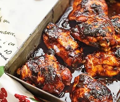 Sticky chicken
