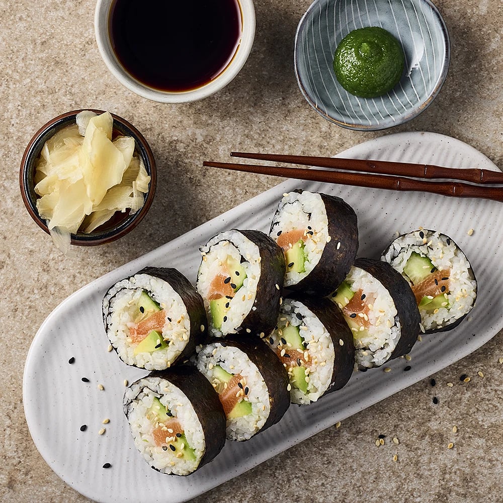 Sushi med gömd blomkål