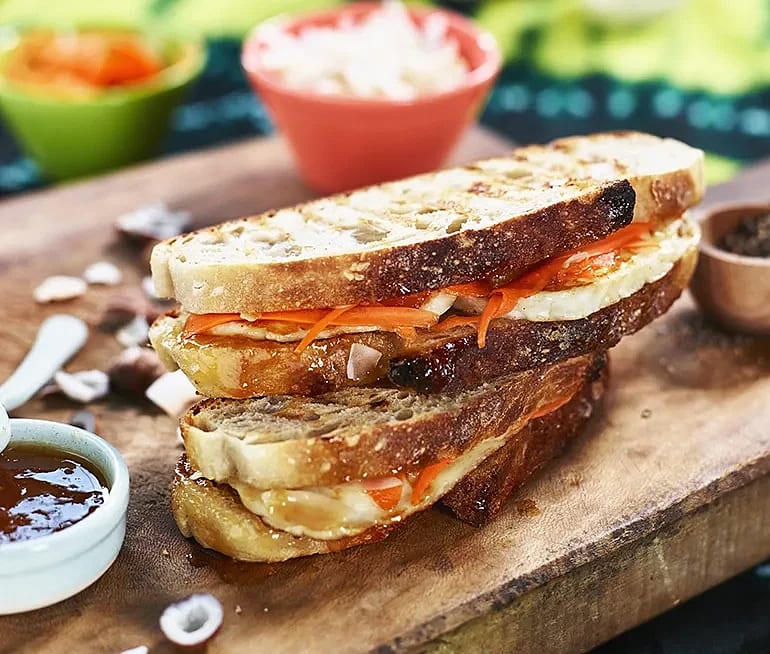 Sweet Marley – grillmacka med chutney, kokos och halloumi