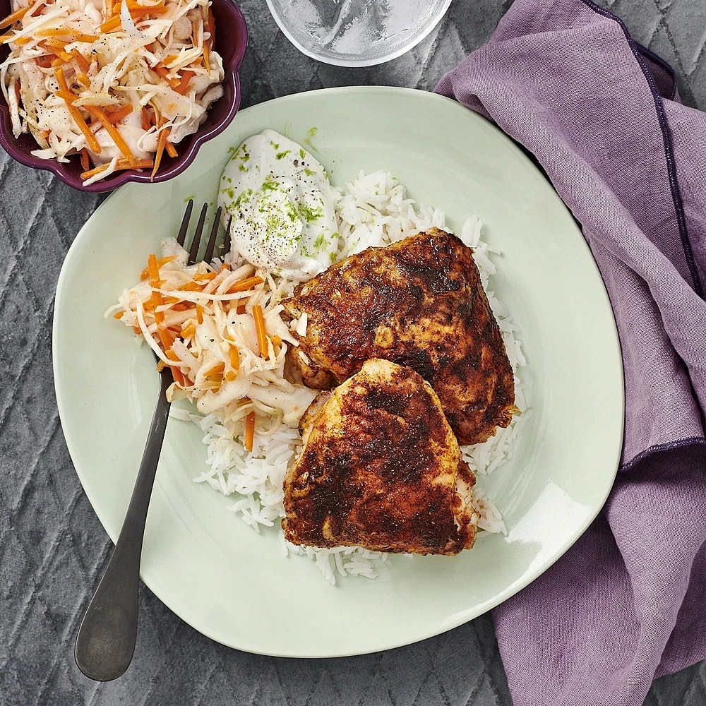 Tandoorikyckling med limeyoghurt