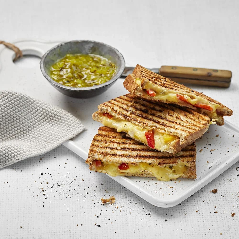 Toast med vegansk ost